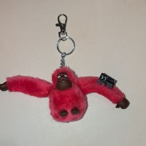 Kipling pink gorilla Keychain